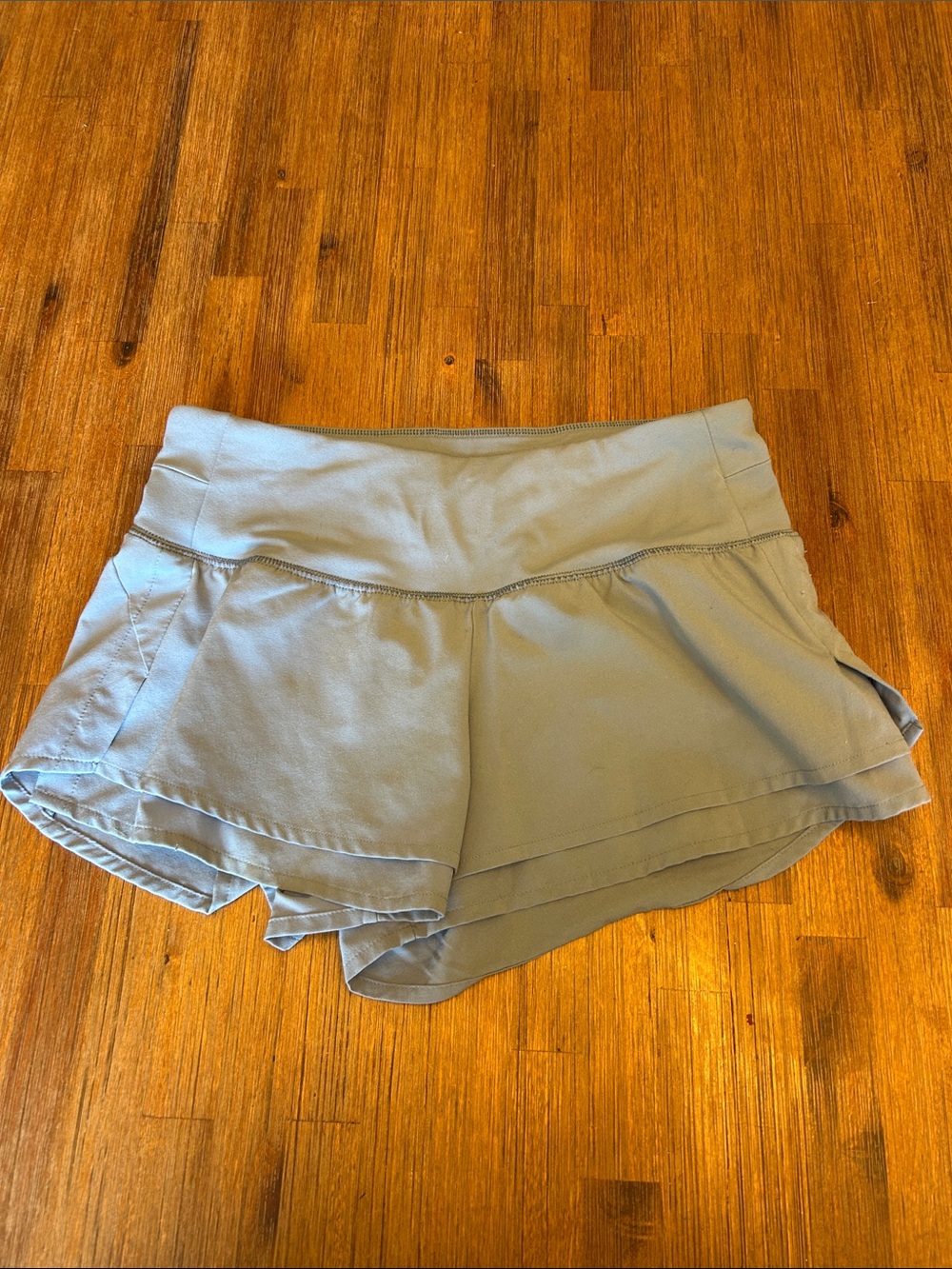 CALIA by Carrie Underwood Light Blue Layered Athletic Shorts
